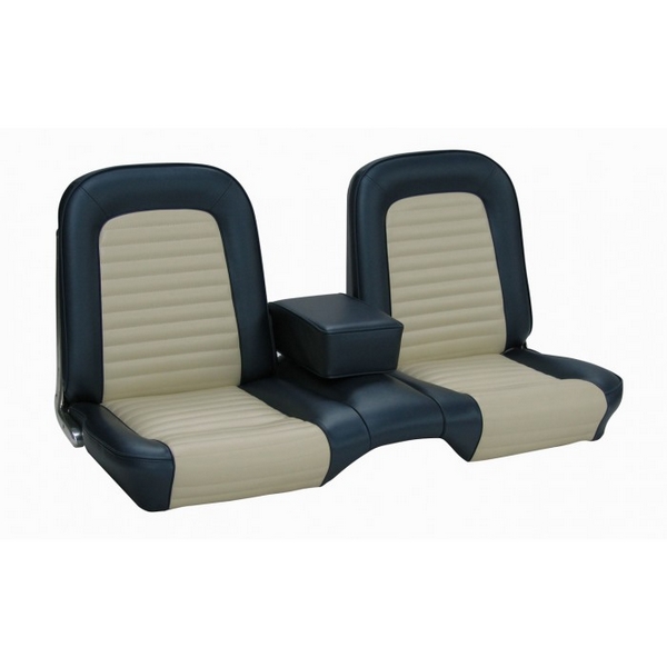 1964 - 65 Deluxe Pony Upholstery - Bucket Seats-2+2 Fastback-Front Only
